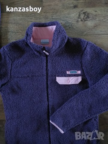 COLUMBIA Mountain Side sherpa fleece jacket - страхотно поларено горнище, снимка 3 - Спортни екипи - 39070202