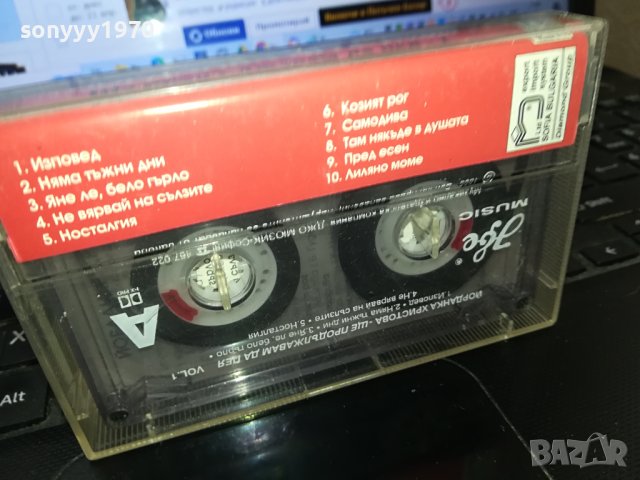 Йорданка Христова-Ще продължавам да пея 1-ORIGINAL TAPE 2002241107, снимка 3 - Аудио касети - 44382602