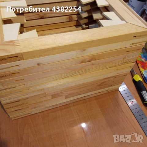 26 броя Дървени подрамки за картини или канава, снимка 3 - Други - 53508420