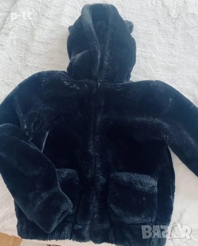 Детско пухкаво палто H&M, снимка 2 - Детски якета и елеци - 52345628