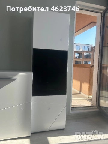 Скрин + висок шкаф за всекидневна, снимка 3 - Скринове - 52064399