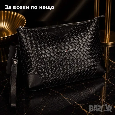 Tommy Hilfiger Мъжки Плетен Несесер С Дръжка За Китката Код Bal Style82, снимка 2 - Чанти - 55939767
