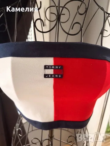 Tommy Jeans летен топ, снимка 4 - Корсети, бюстиета, топове - 56218155