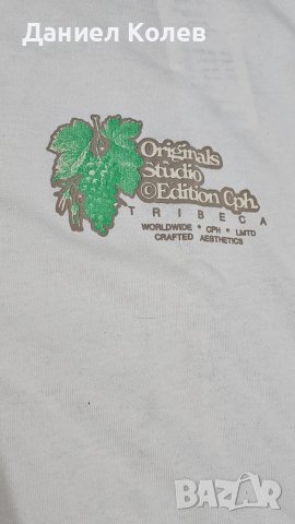 Mъжка бяла тениска Jack & Jones Relaxed Fit - Чисто нова!, снимка 4 - Тениски - 51103744