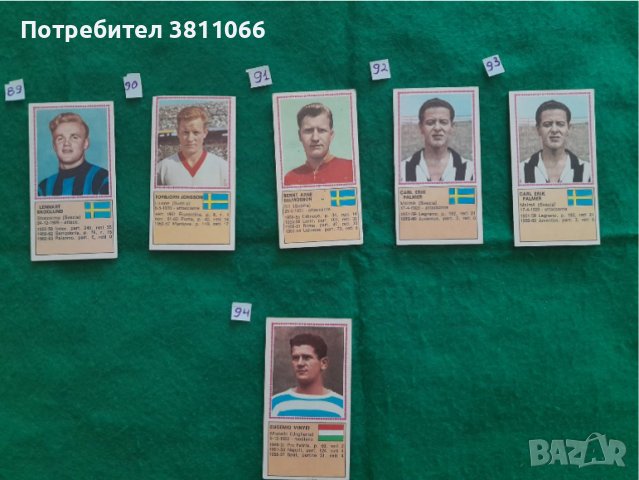 Panini and Valida old stickers/ Стари стикери на Панини и Валида на футболисти -1965-1980г, снимка 3 - Колекции - 44811615