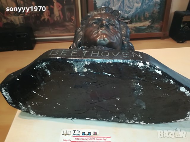 БЕТХОВЕН ГОЛЯМ МАСИВЕН БЮСТ ОТ ГЕРМАНИЯ 1804231514, снимка 13 - Антикварни и старинни предмети - 40401009