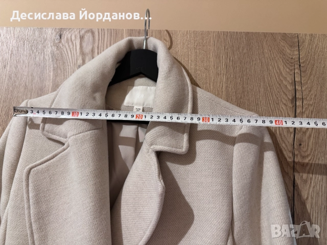 Бяло дамско палто, снимка 3 - Палта, манта - 52297195