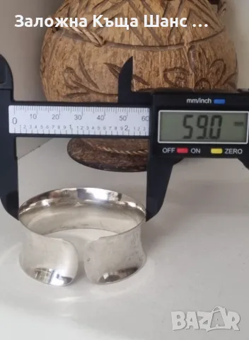 Сребърна гривна 925 проба, 27,82 грама , снимка 6 - Гривни - 47531676