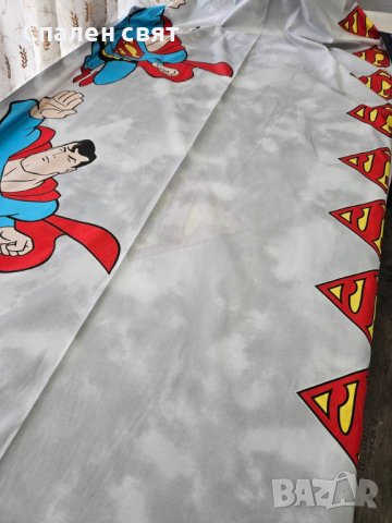 Детски спални комплекти от Ранфорс 100% памук - Супермен, снимка 2 - Спално бельо и завивки - 40890901