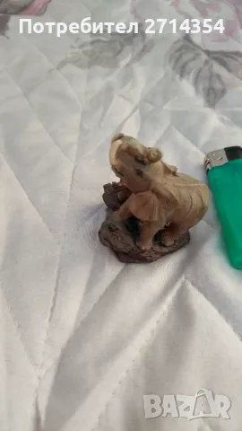Статуетка слончета , снимка 2 - Статуетки - 48966789