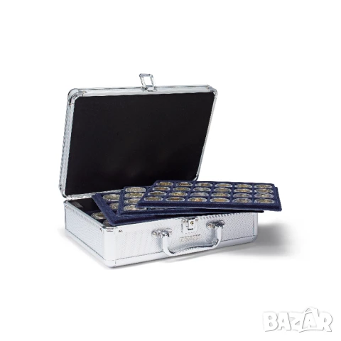 Алуминев куфар с 6 табли CARGO S6 за 112 монети - Leuchtturm