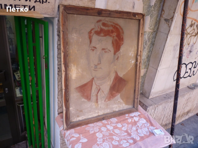 Стара картина, снимка 11 - Антикварни и старинни предмети - 53133555