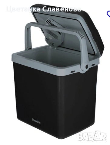 Хладилна чанта Travellife TL32, антрацит - 25 л - AC/DC - 12V/230V - подходяща за бутилки от 1,5 л, снимка 6 - Хладилници - 53061416