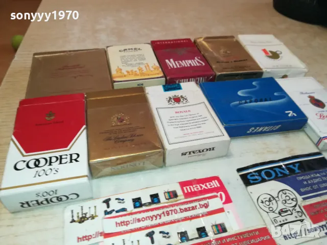 ЦИГАРЕНИ ПРАЗНИ КУТИИ ЗА КОЛЕКЦИЯ 2711240827, снимка 9 - Колекции - 48122043
