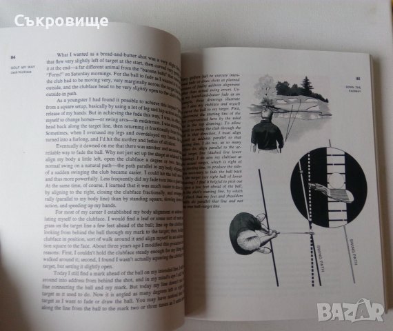 Учебник ръководство по голф Golf My Way книга на английски English, снимка 6 - Учебници, учебни тетрадки - 39971848