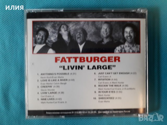 Fattburger – 1995 - Livin' Large(Jazz), снимка 3 - CD дискове - 41378084