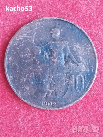 10 сантима 1902 г. Франция