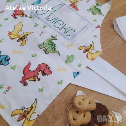 Детски готварски комплект от шапка и престилка , снимка 7 - Други - 52394783