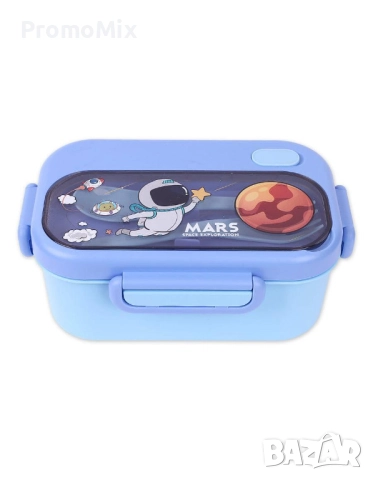 Детска кутия за храна Космическо приключение Комплект кутия за храна с прибори Кутия за училище , снимка 5 - Кутии за храна - 51451837