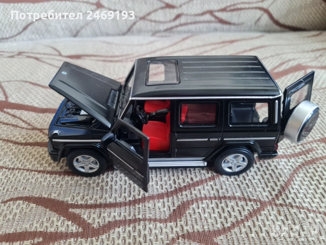 Метална количка Mecedes Benz G 350, снимка 4 - Колекции - 51594404