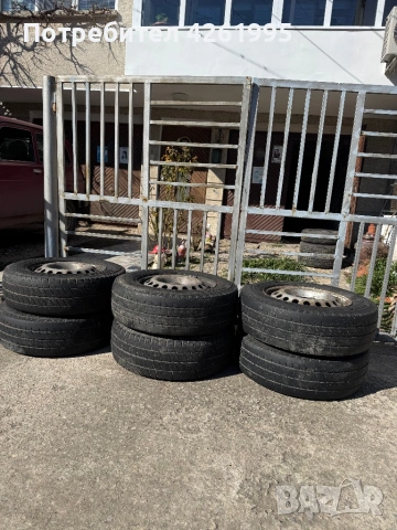 Джанти с гуми VW T4 гуми 15C, снимка 6 - Гуми и джанти - 53658499
