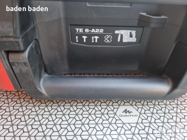 Hilti TE6 A22 - куфар за перфоратор на батерии, снимка 3 - Перфоратори - 51447330