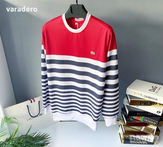 LACOSTE памук с бродерия , снимка 12 - Блузи - 34351634