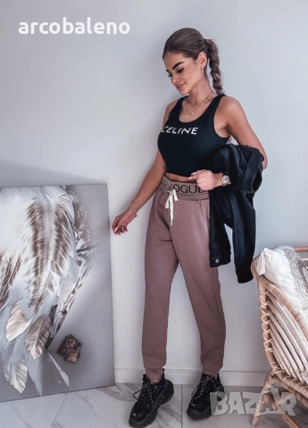 Дамски памучен удобен ежедневен панталон , снимка 6 - Панталони - 51694661