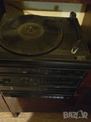 Радиокасетофон ,с две касети, грамофон, две отделни тонколони  "Mekosonik", снимка 3 - Аудио касети - 52697940