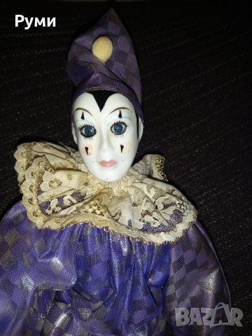 Кукла керамична мим, снимка 2 - Кукли - 34477584