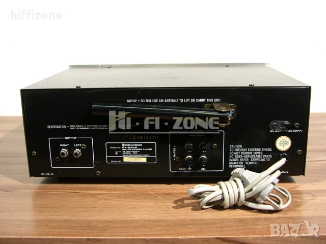  Kenwood kt-5300  ТУНЕР, снимка 6 - Ресийвъри, усилватели, смесителни пултове - 44430203