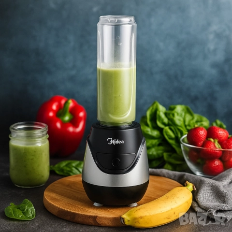 Компактен и мощен блендер Midea BL1189CEE-MPO1S, снимка 2 - Друга електроника - 51858971