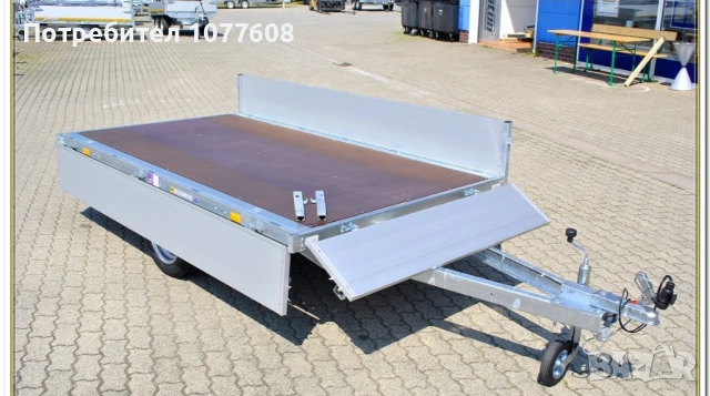 Туристическо ремарке Eduard с общо допустима максимална маса до 750кг , снимка 3 - Ремаркета - 53217025