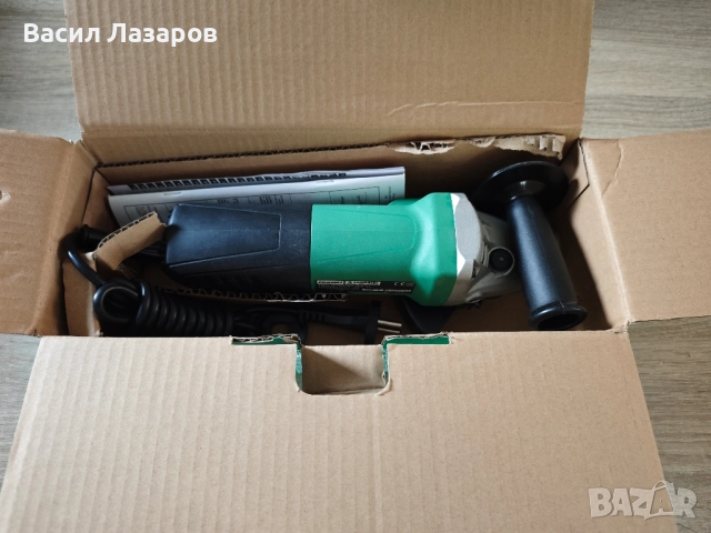 Ъглошлайф,флекс HIKOKI 125mm 730w чисто нов , снимка 2 - Други инструменти - 52197364