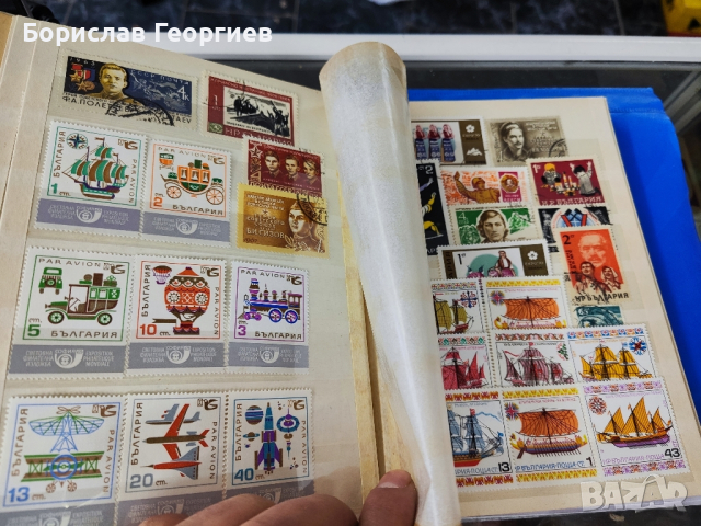 Класьор с пощенски марки, снимка 8 - Филателия - 44629123