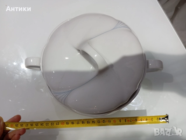 Порцеланова баварска купа маркирана , снимка 4 - Сервизи - 52471015