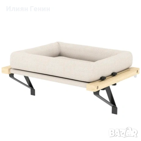 Котешко радиаторно легло PawHut с конзола за первази на прозореца, снимка 6 - За котки - 53449073