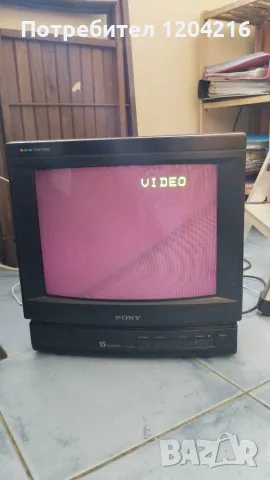 SONY Trinitron Color TV  ретро телевизор