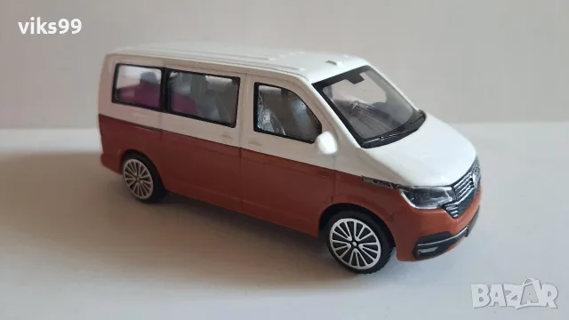 Bburago Volkswagen VW T6.1 Transporter 2020 - Мащаб 1:43, снимка 7 - Колекции - 55967418