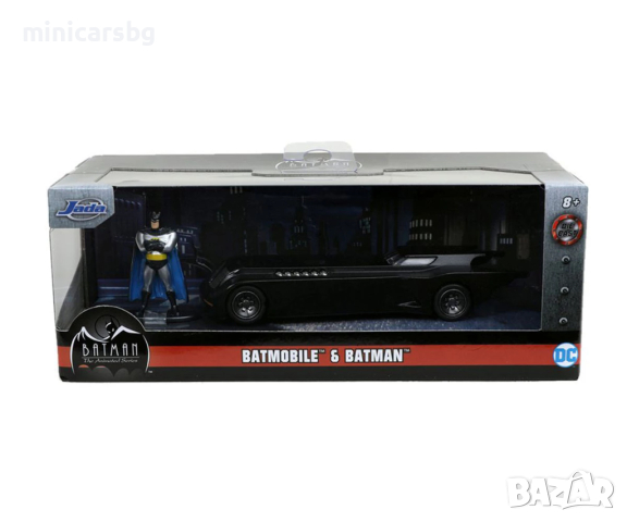 Метални колички: Batman Animated Series Batmobile - Jada