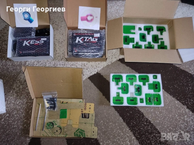 Lot Kess +Ktag + BDM рамка+22 BDM адаптера - червена платка