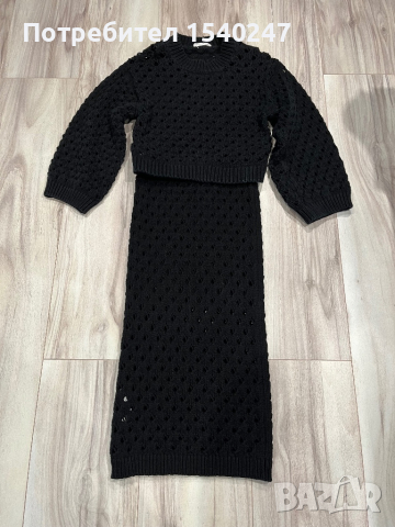 Дамски плетен комплект Mango, снимка 1