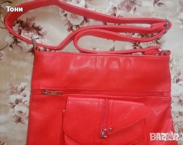 Нова Кожена Дамска Чанта , снимка 3 - Чанти - 52790986