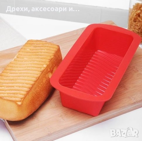 🍞 Силиконова тава: Печи вкусен хляб и сладкиши без залепване! Размер: 25,5 х 14см, снимка 1