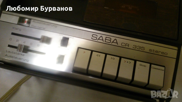 касетофон saba cr 335 stereo