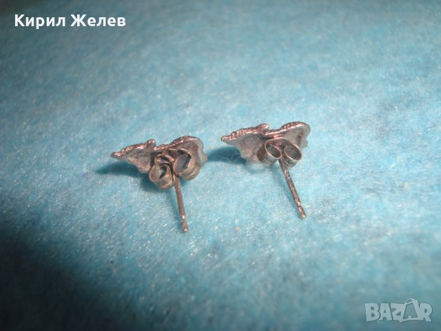 МИНИАТЮРНИ ФИГУРАЛНИ СРЕБЪРНИ ВИНТИДЖ ОБЕЦИ за ЗОДИЯ ТЕЛЕЦ - РЪЧНА АРТ СТАРА ИЗРАБОТКА 25153, снимка 3 - Обеци - 35736208
