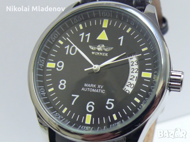 WINNER MARK XV Автоматичен Мъжки ръчен часовник, работещ, снимка 2 - Мъжки - 53330236