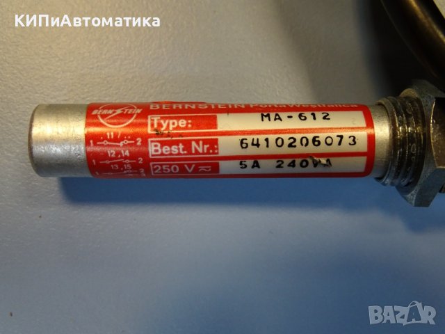 сензор Bernstein MA-612 250VAC, снимка 2 - Резервни части за машини - 39382749