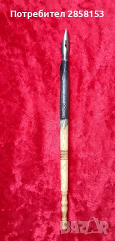 Стара писалка изработена от слонова кост., снимка 4 - Антикварни и старинни предмети - 50298558