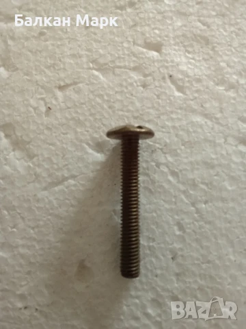Декоративни немагнитни болтове M6x40 с месингово покритие | Внос от Германия | 0,15 лв./бр., снимка 3 - Железария - 51181935